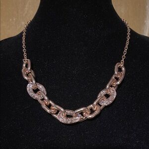 Vintage Avon Elegant Rose Gold Chain Necklace